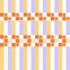 Nostalgic Gingham Sun and Flowers Mural