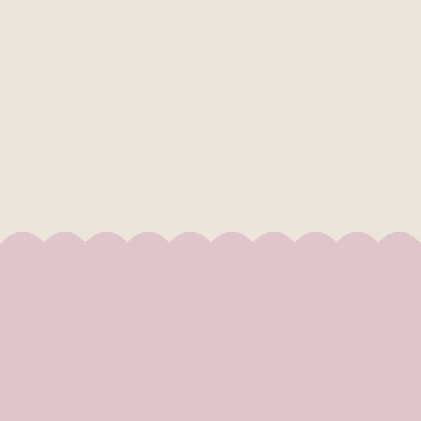 Kids Mural Scallop Rosé