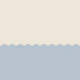 Kids Mural Scallop Light Blue