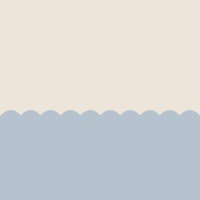 Kids Mural Scallop Light Blue wallpaper