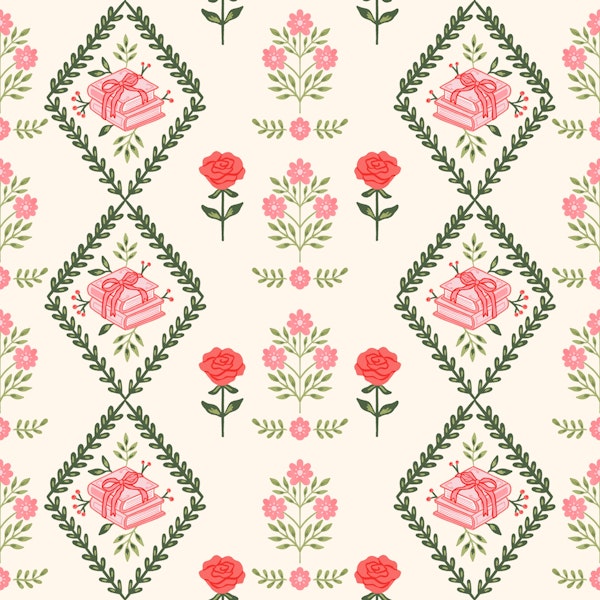 Books and Roses Delight