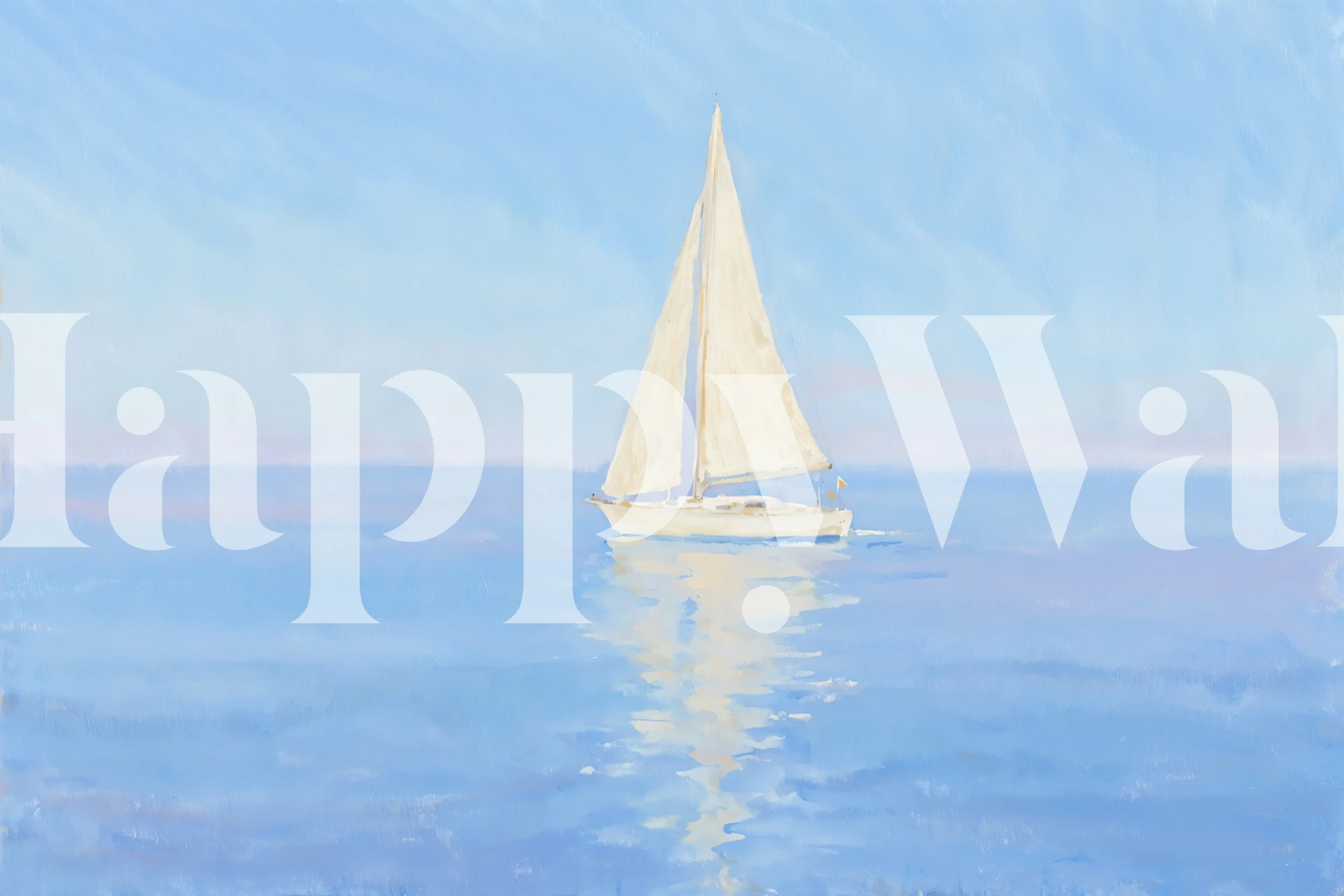 Sailing on tranquil waters tapeta u sobi