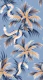 Snake Palms - Light Blue Gold