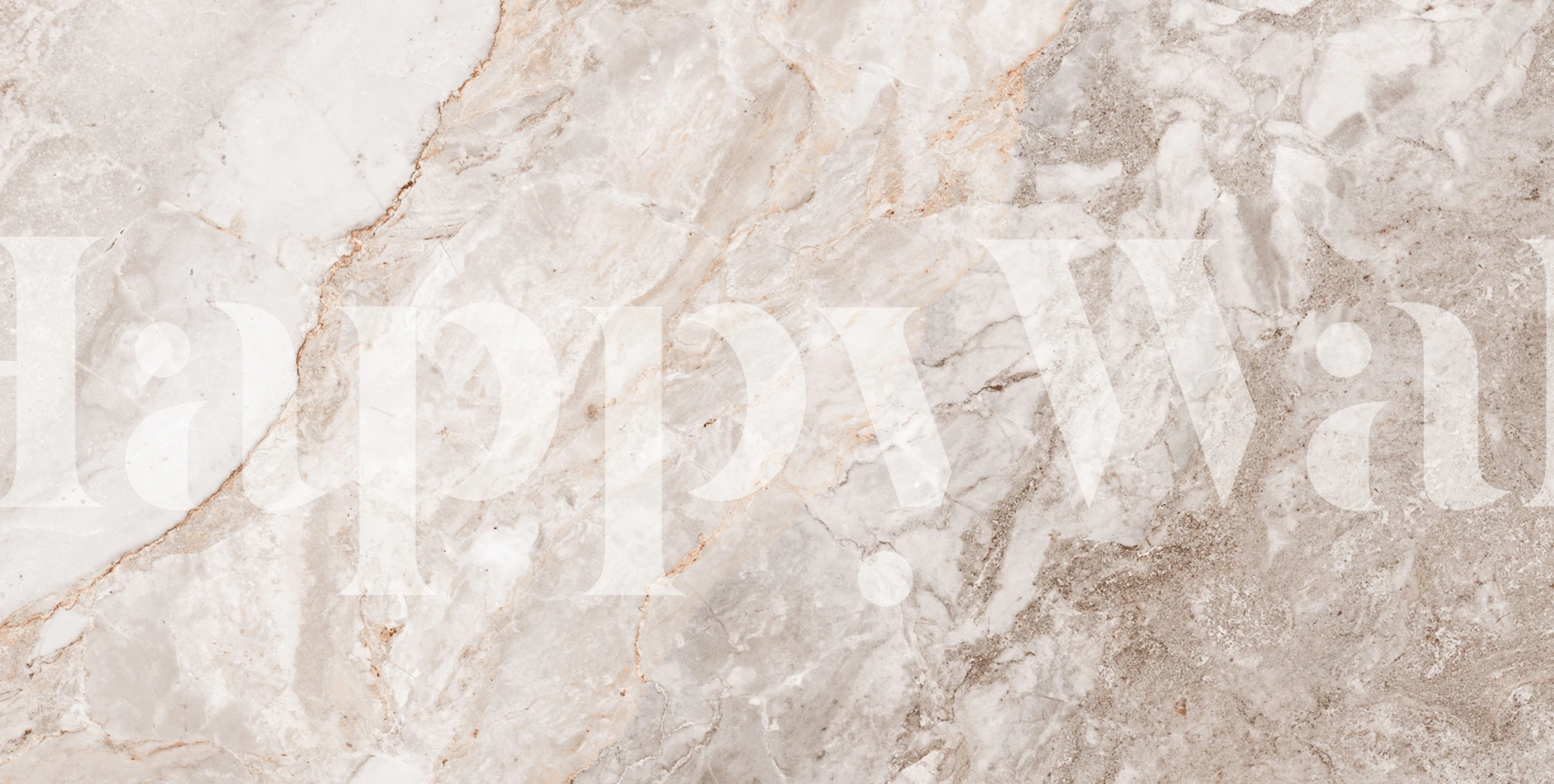 Elegant marble pattern in white and gray tones wallpaper