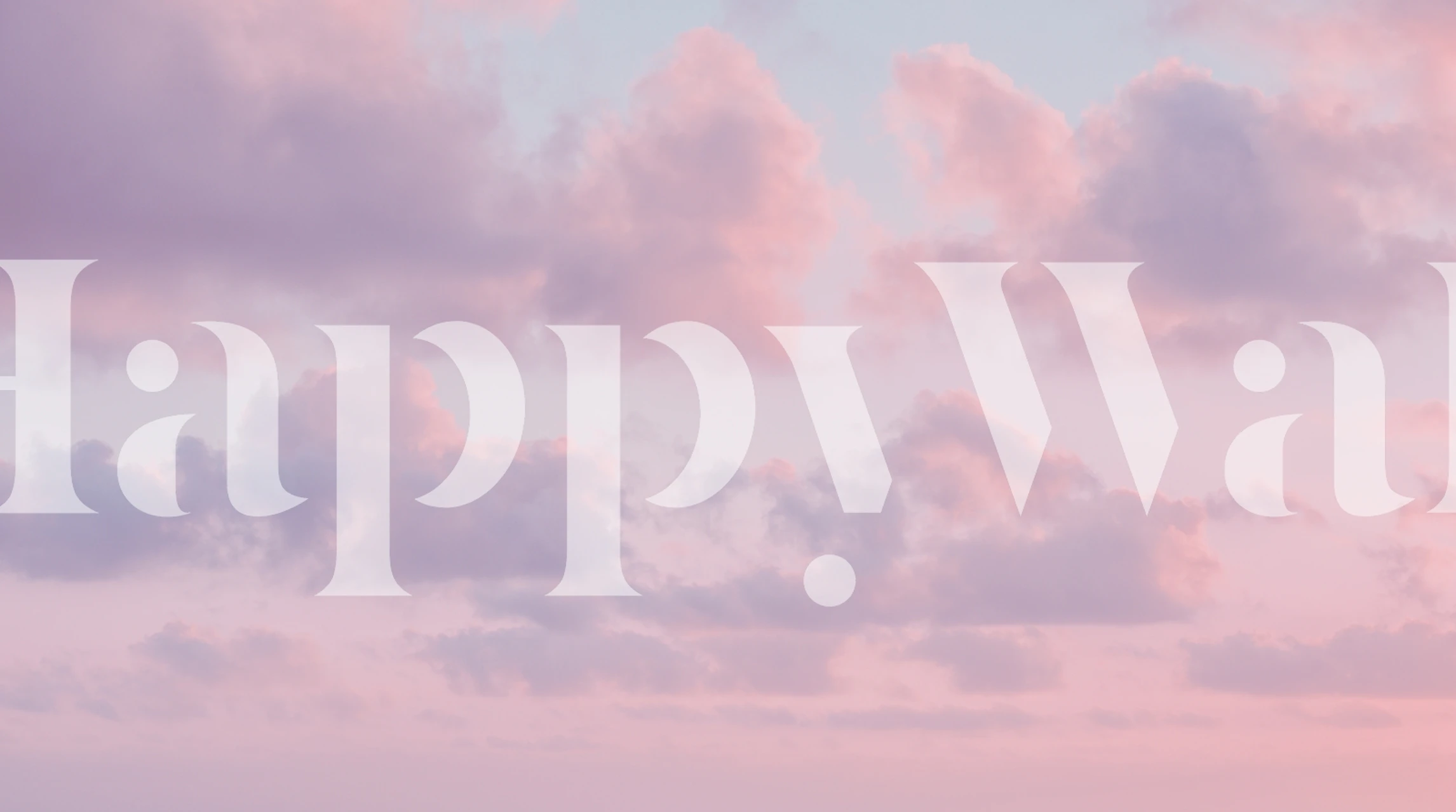 Pastel clouds in soft pink and lavender hues wallpaper