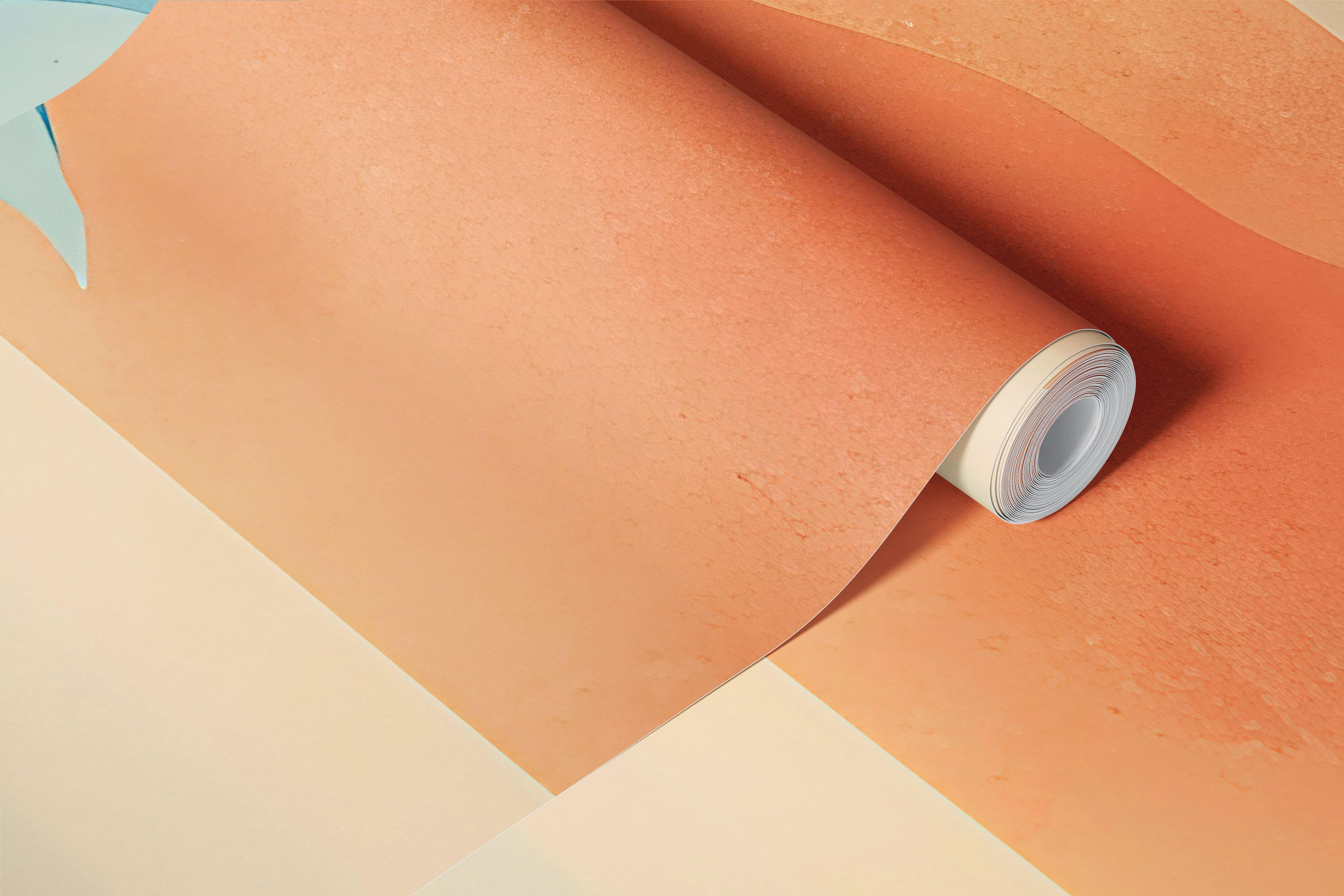 Papel de parede gráfico de surf numa sala moderna