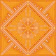 Boho Geometric Tile Orange Pink