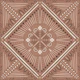 Boho Geometric Tile Brown