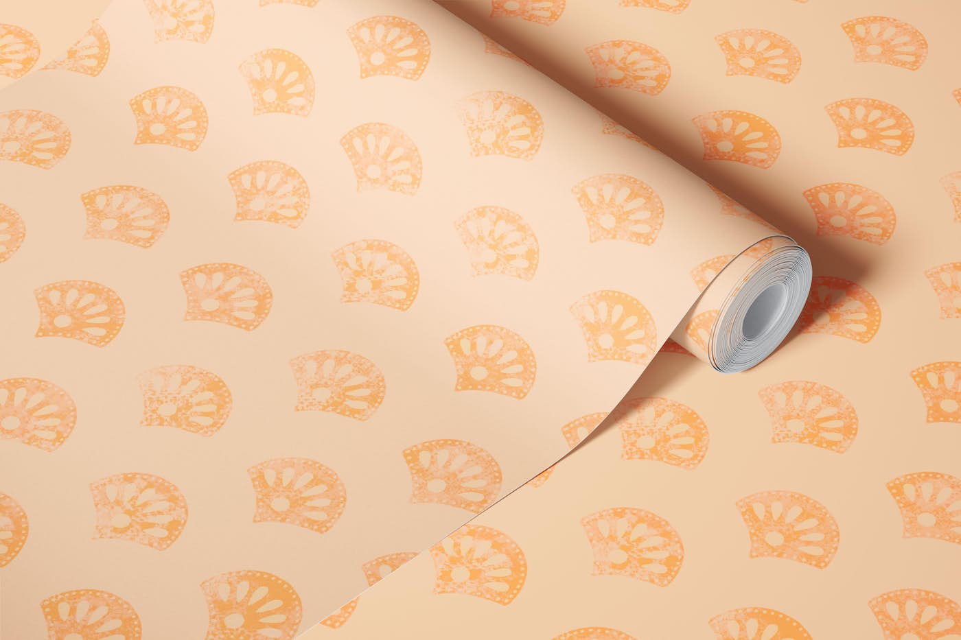 Sunburst Shell Design wallpaper roll