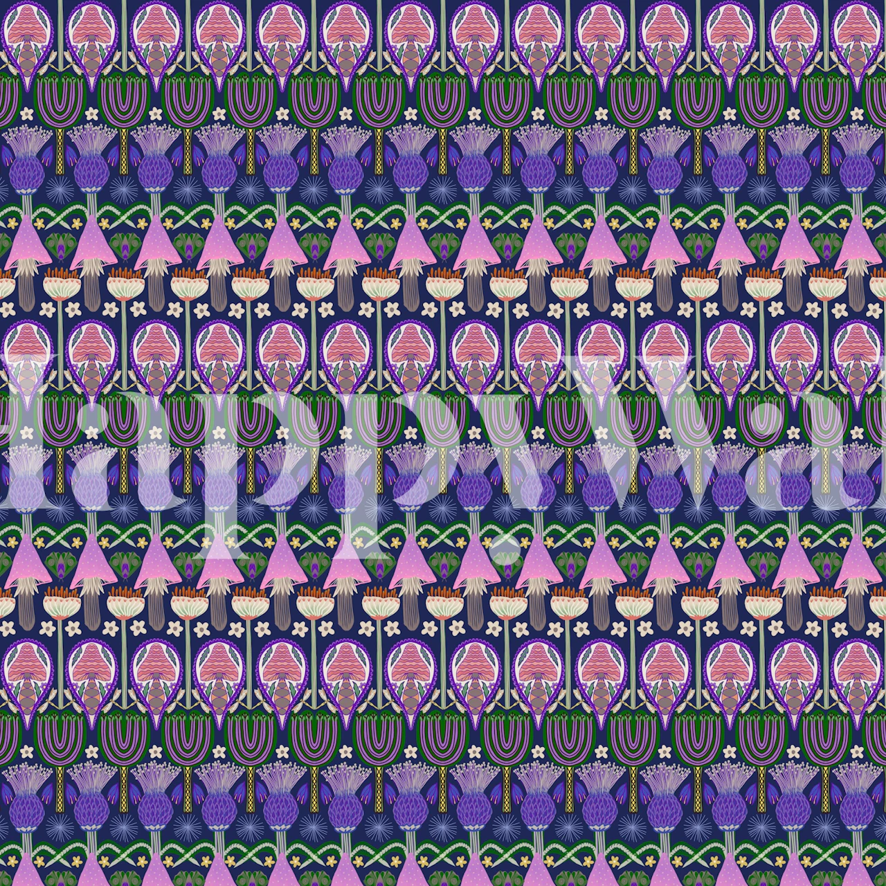 Dreamlight Soiree wallpaper in a stylish room