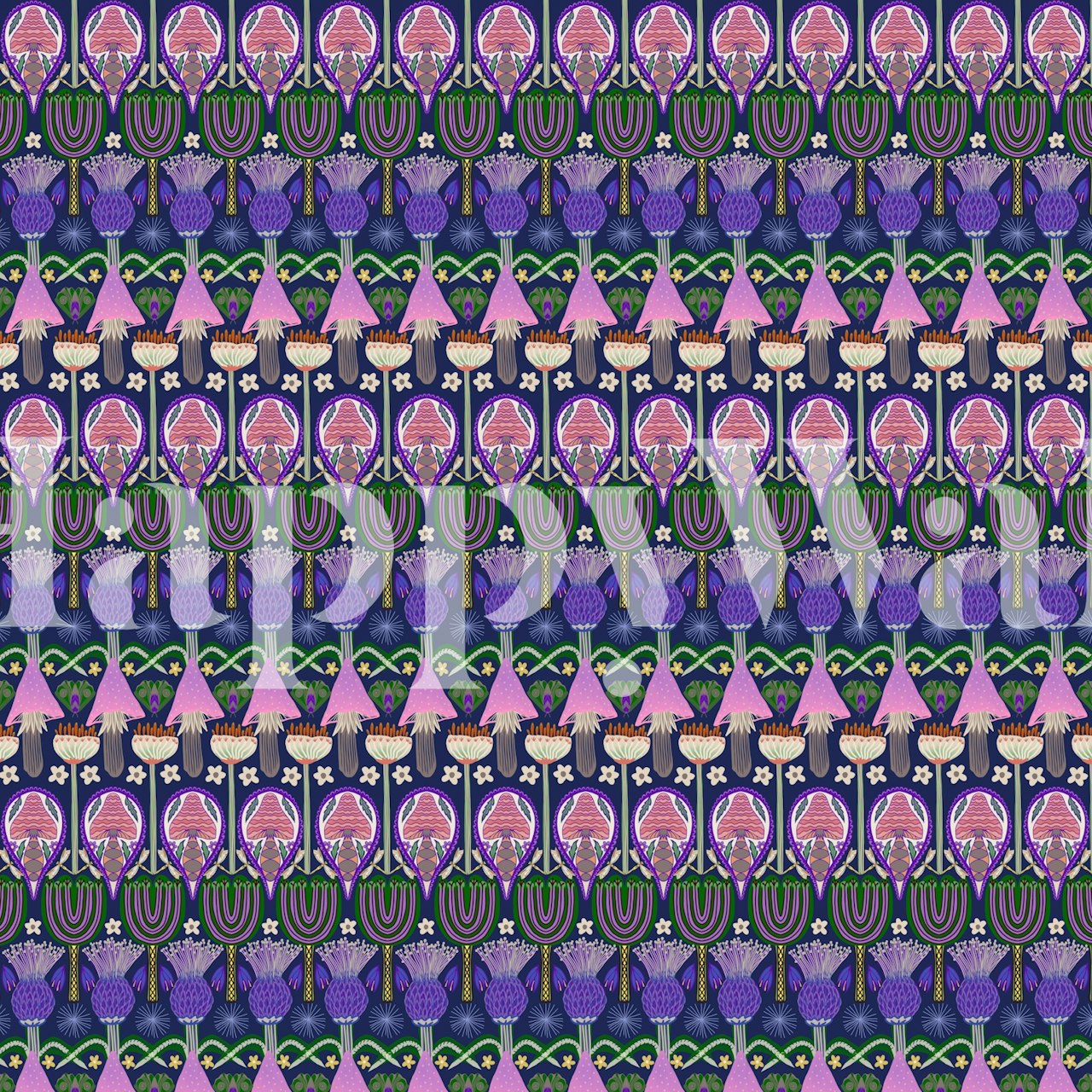 Papier peint Dreamlight Soiree dans une pièce élégante