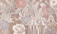Fantasy Circus Dream Blush Primrose wallpaper