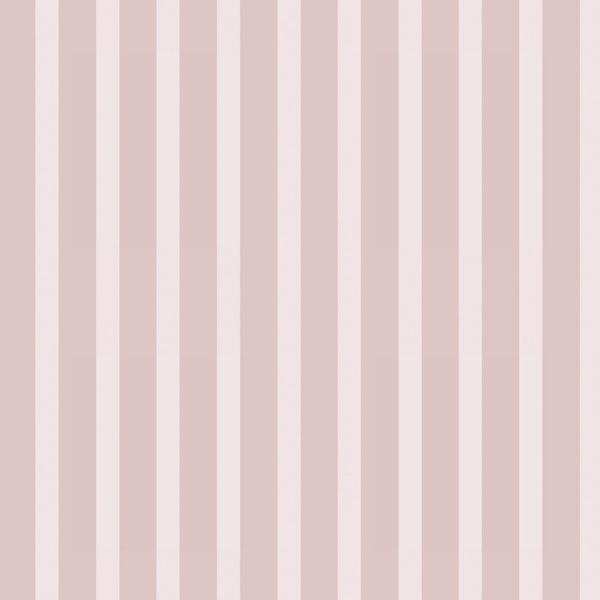 Dusty Rose Classic Stripes Charm