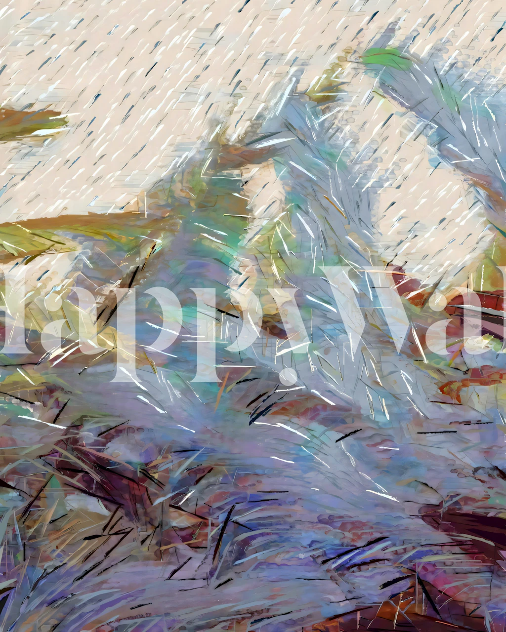 Beyond The Forest wallpaper in a room