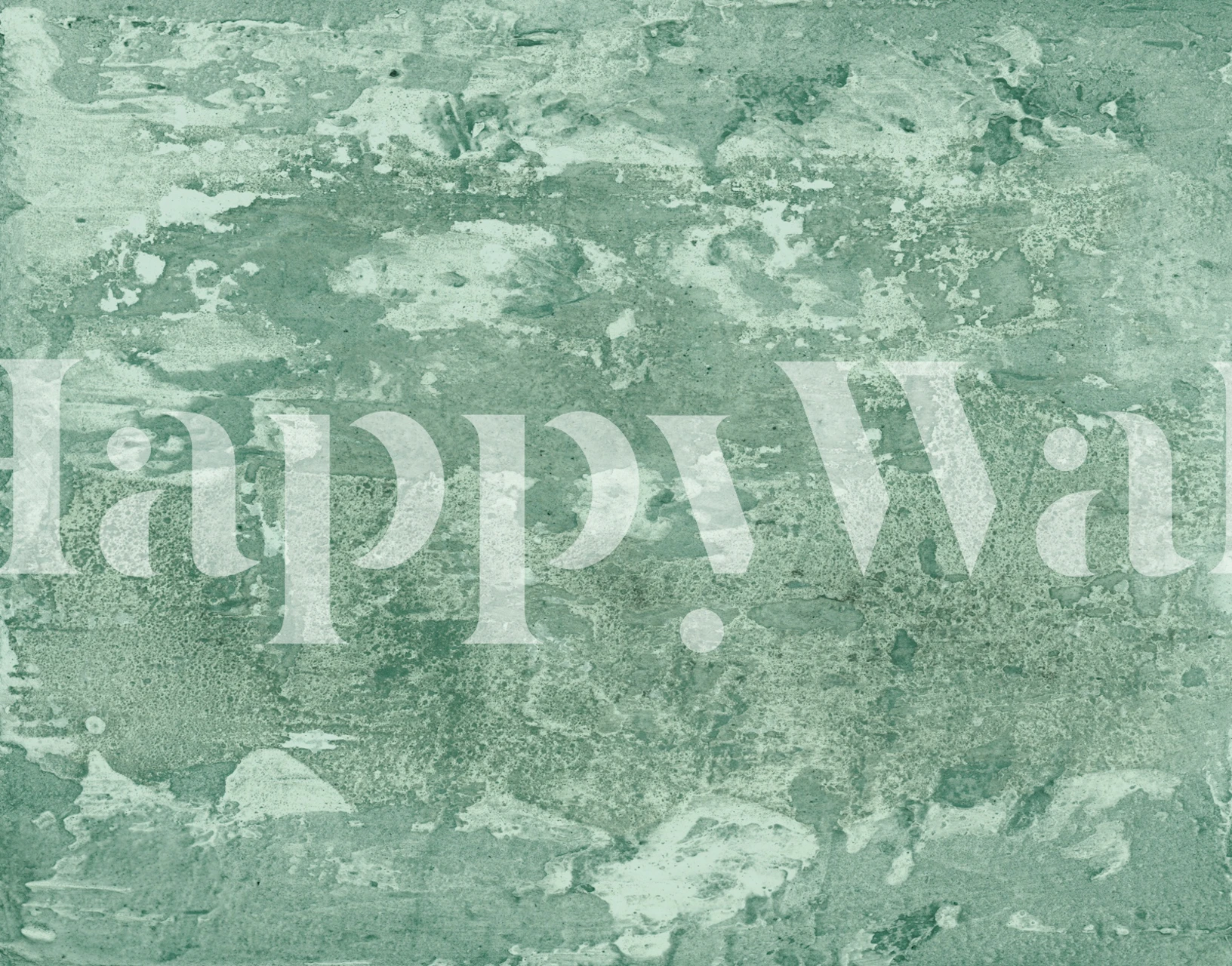 Papel de parede Organic Green Texture em um quarto