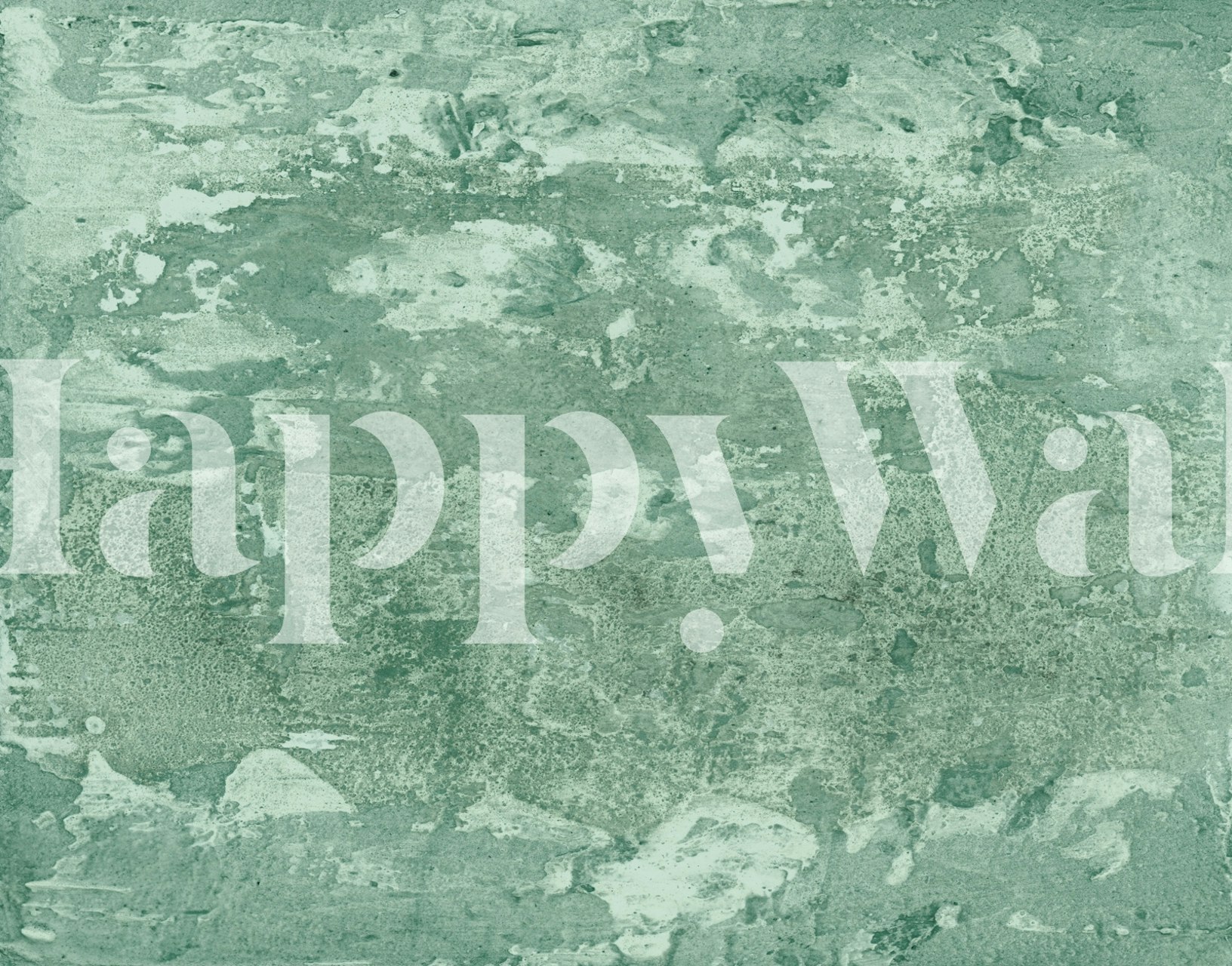 Organic green texture wallpaper in a room