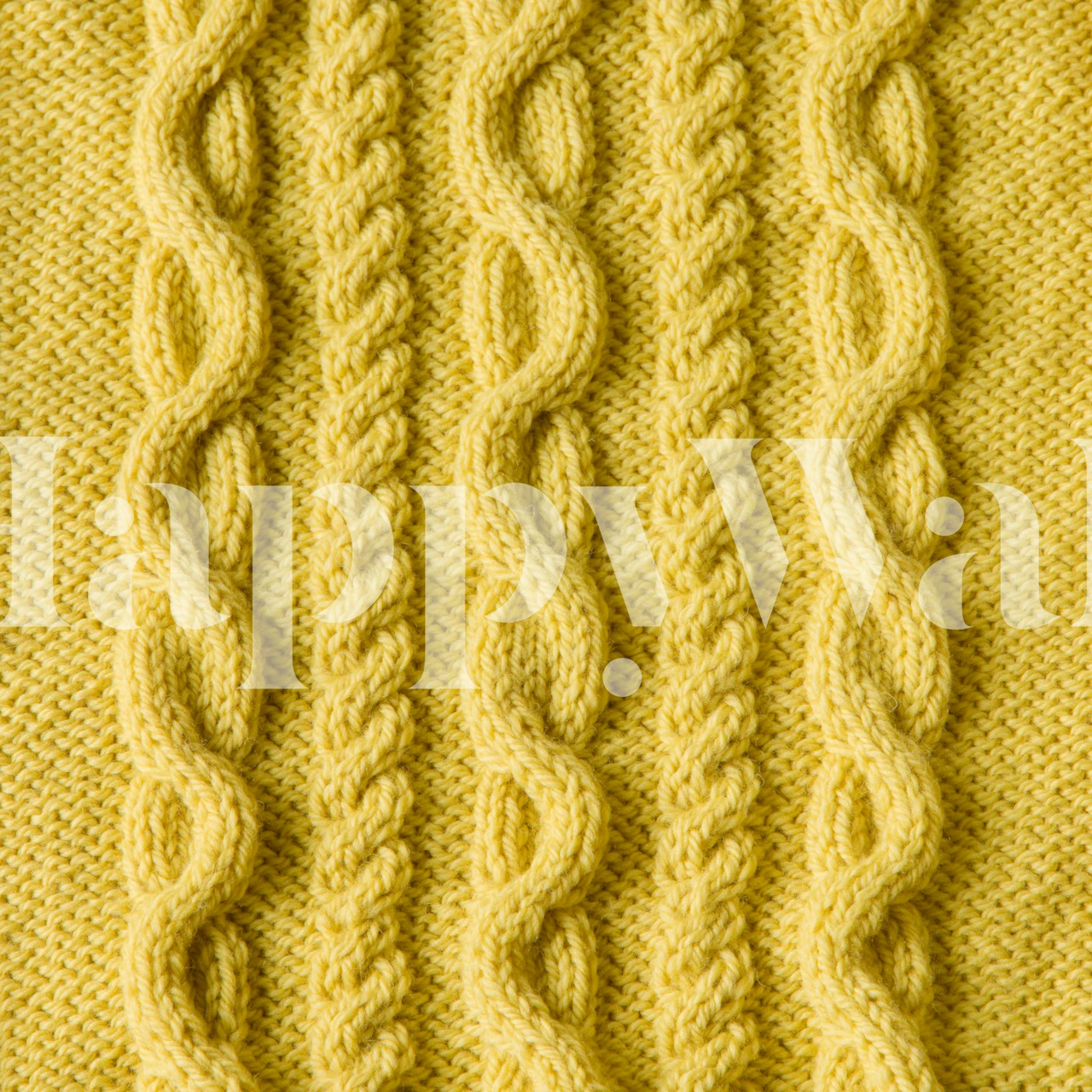 Sunny Knit Texture wallpaper displayed in a room