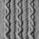 Gray Cable Knits