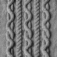 Gray Cable Knits wallpaper