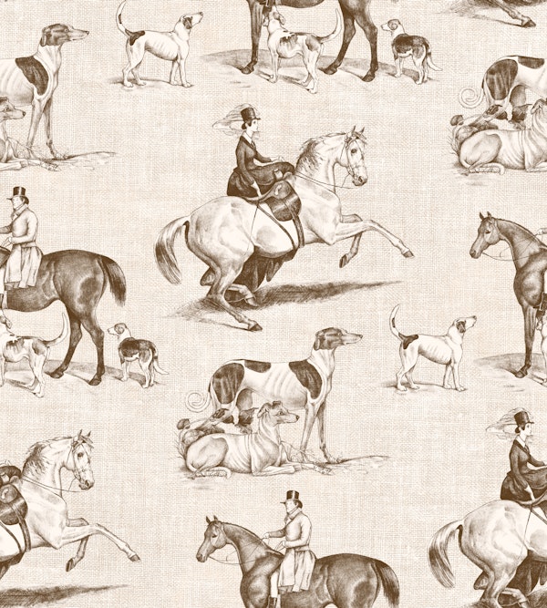 The Hunt - British Equestrian Toile