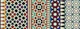 Alhambra Tessellations- Vertical jewel Med