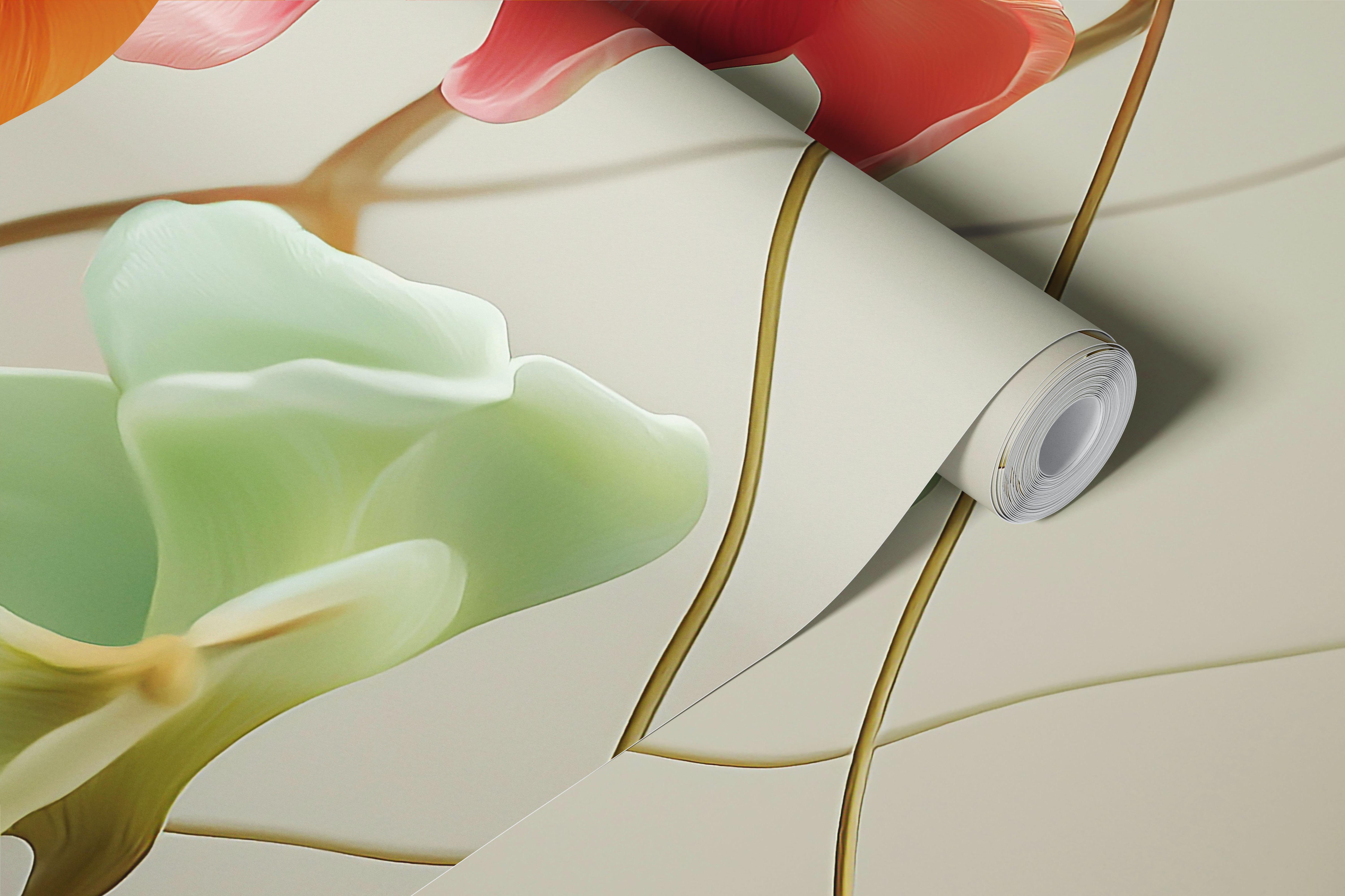 Delicate Floral Drift-tapet i et rom