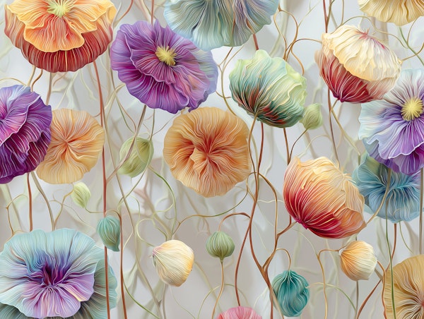 Vibrant Floral Dance