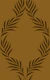 Vintage Lattice Palm Leaf - Mustard