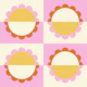 Geometric Sunset Flower