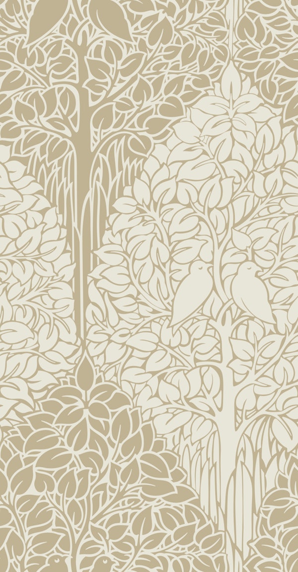 CFA Voysey Birds in trees 1