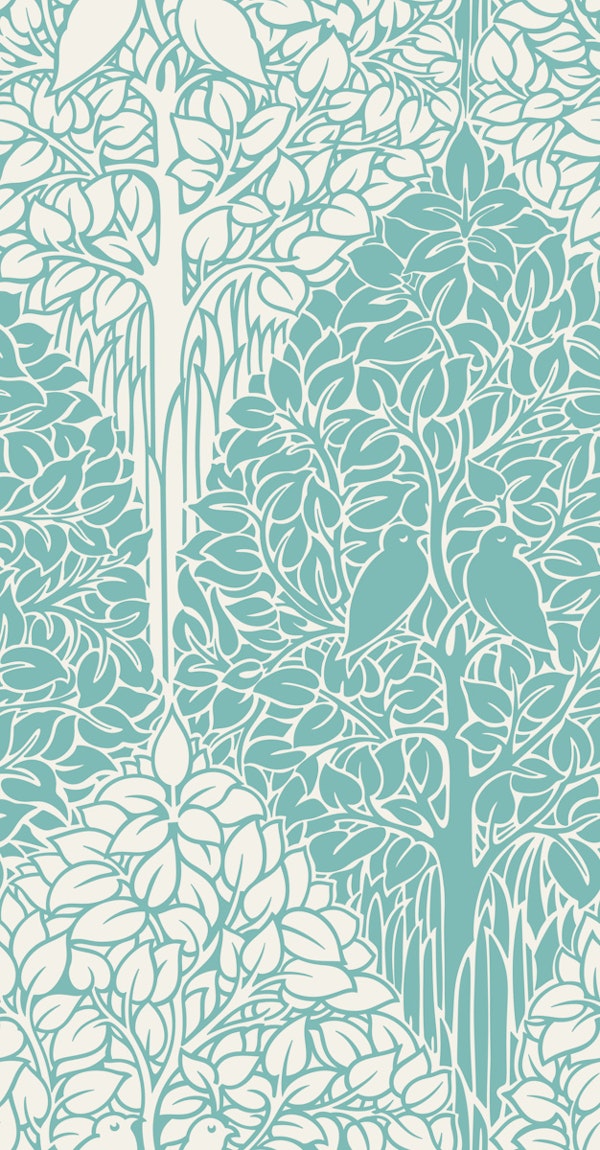 CFA Voysey Birds in trees 5