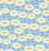 Coneflower Echinacea Floral Prairie Mint Blue carta da parati