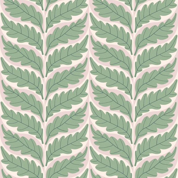 Elegant Green Leaf Design