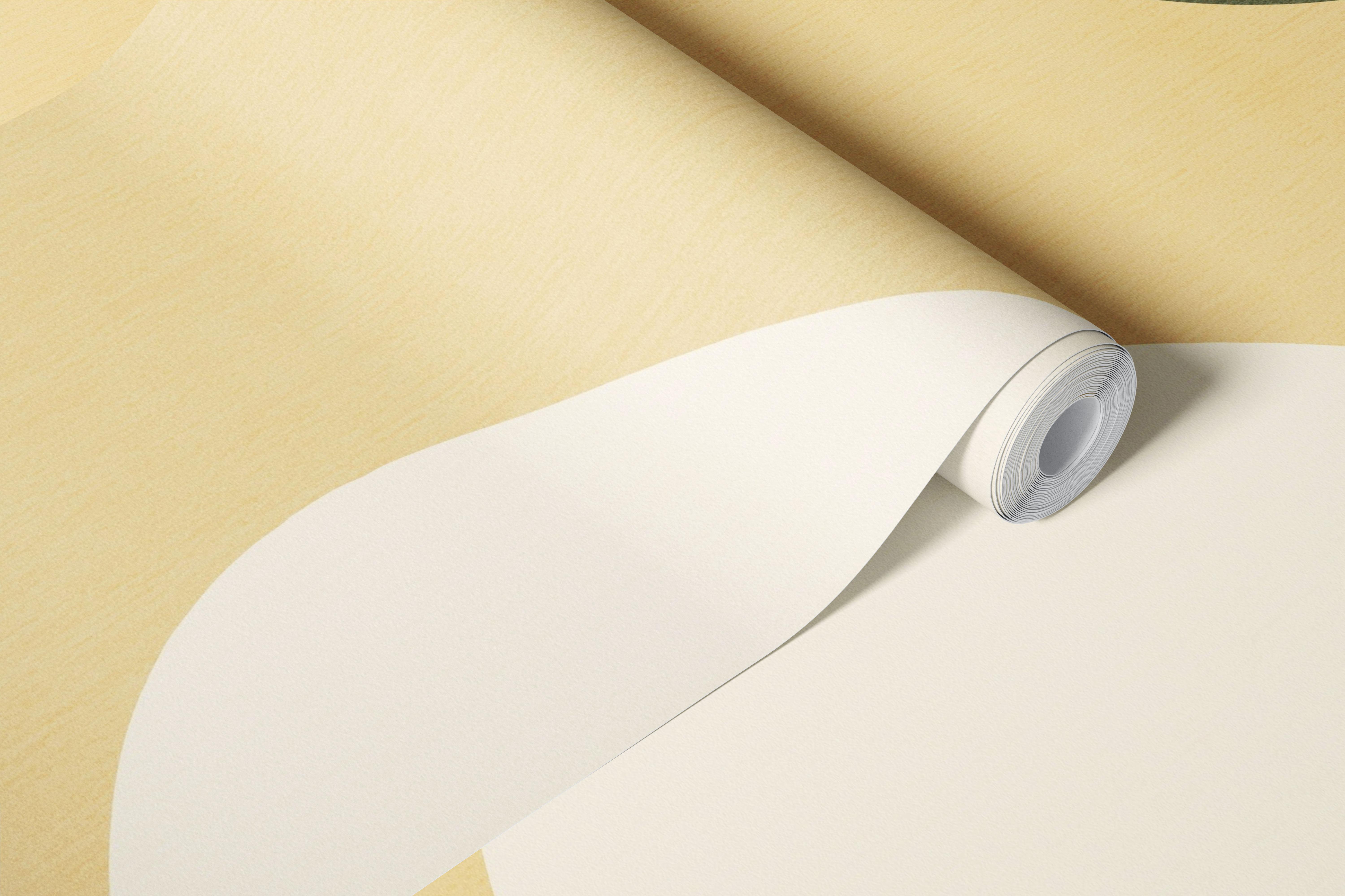 Trendy Color Block Art wallpaper in a room