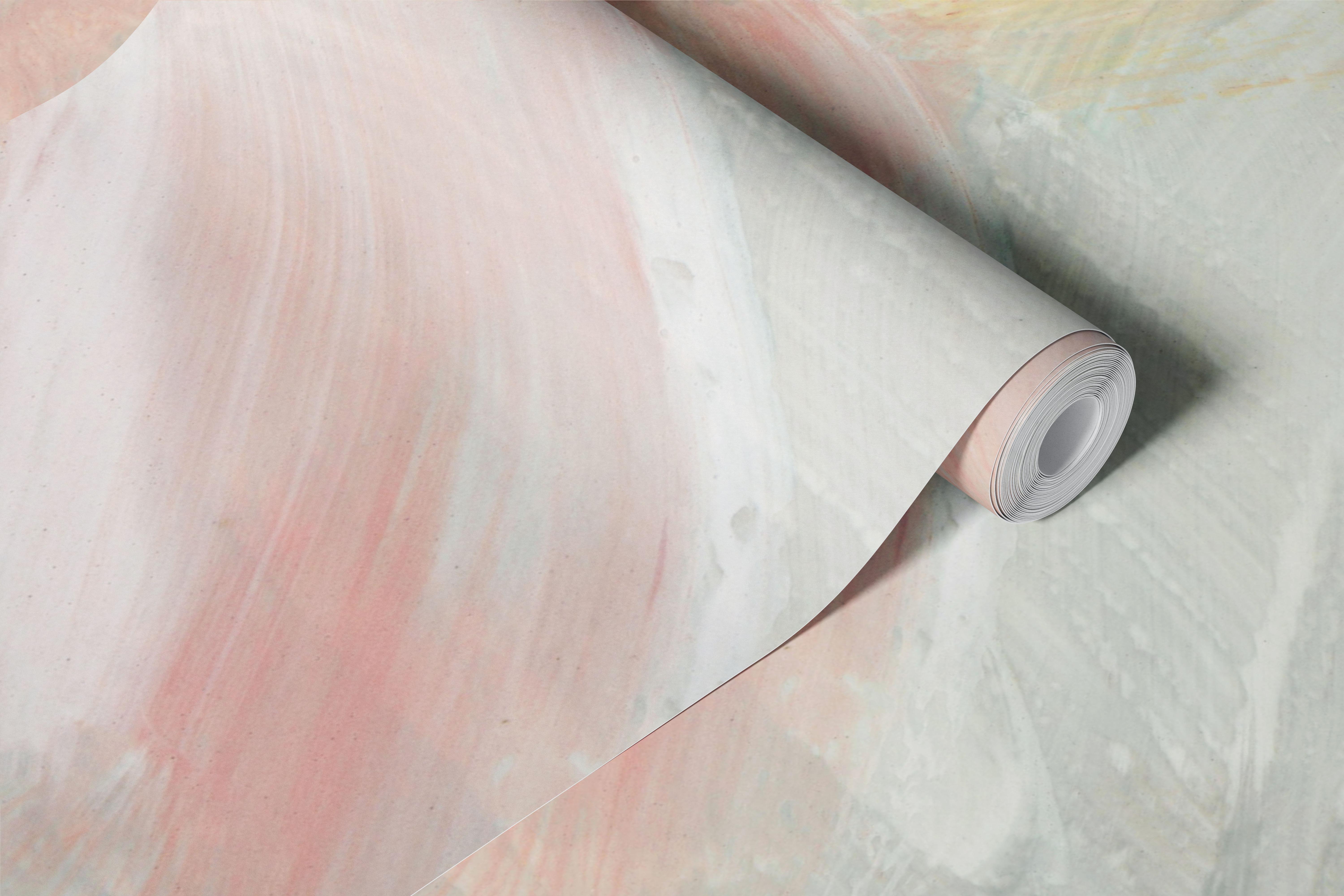 Bright pastel chic wallpaper in a room