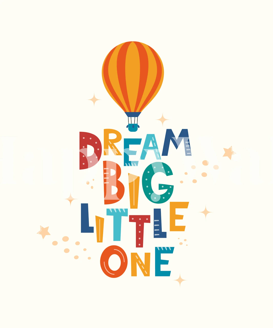 Dreamy Hot Air Balloon wallpaper in a room