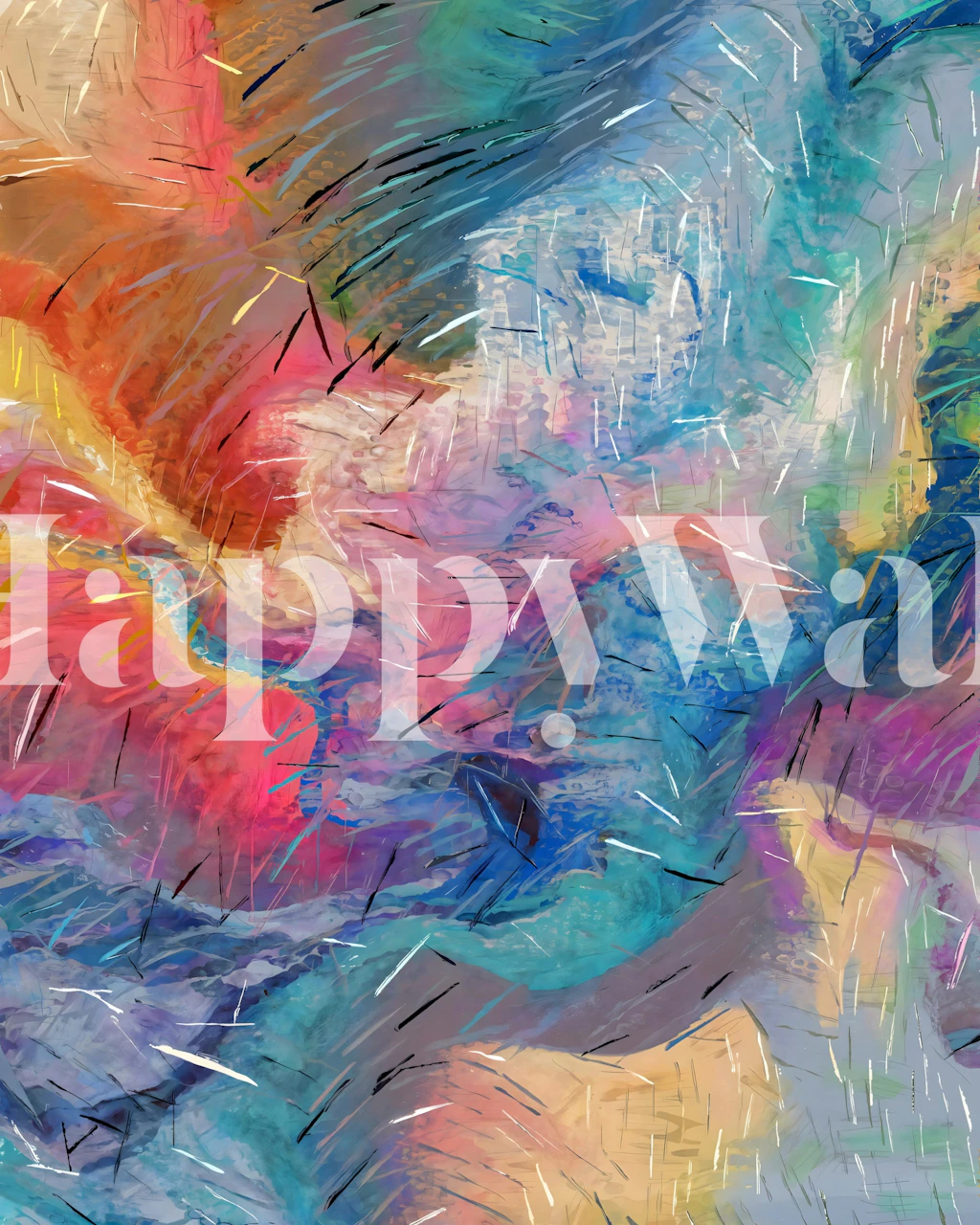 Tapeta Soul-Driven Abstraction v místnosti