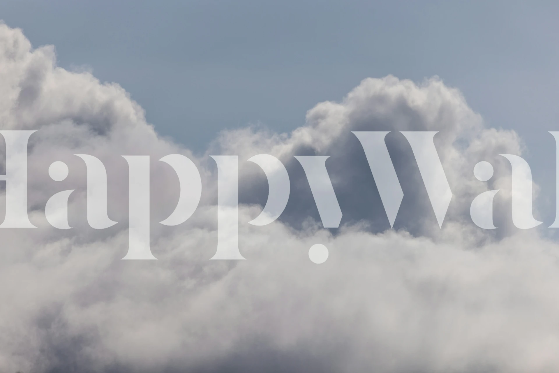 Papier peint Airy Cloudy Bliss dans une pièce