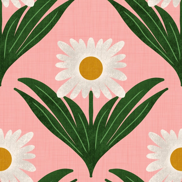 Vintage Daisy Delight Pink