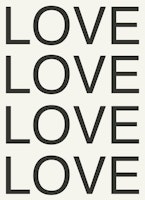 Minimalist Love Print wallpaper