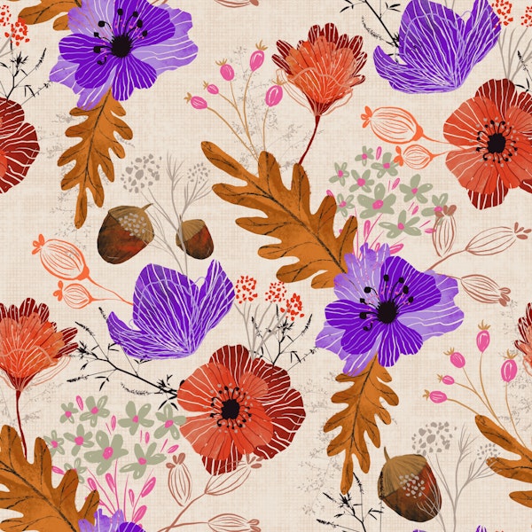 Rustic Floral Blossoms