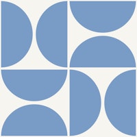 Modern Blue Geometry tapete