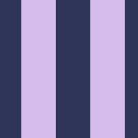 Lilac and navy blue awning stipe wallpaper