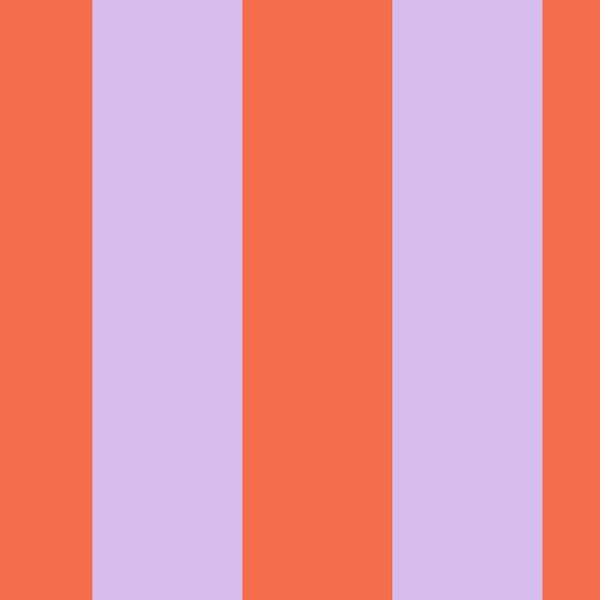 maximalist Lilac and red wide awning stripe