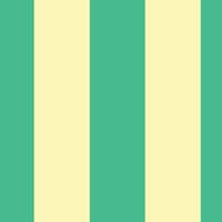 Pastel lemon yellow and green awning stipe wallpaper