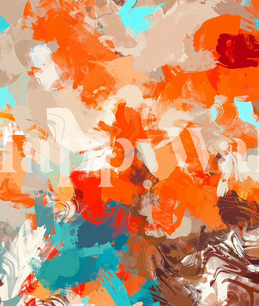 Pleasure Abstract carta da parati in una stanza moderna