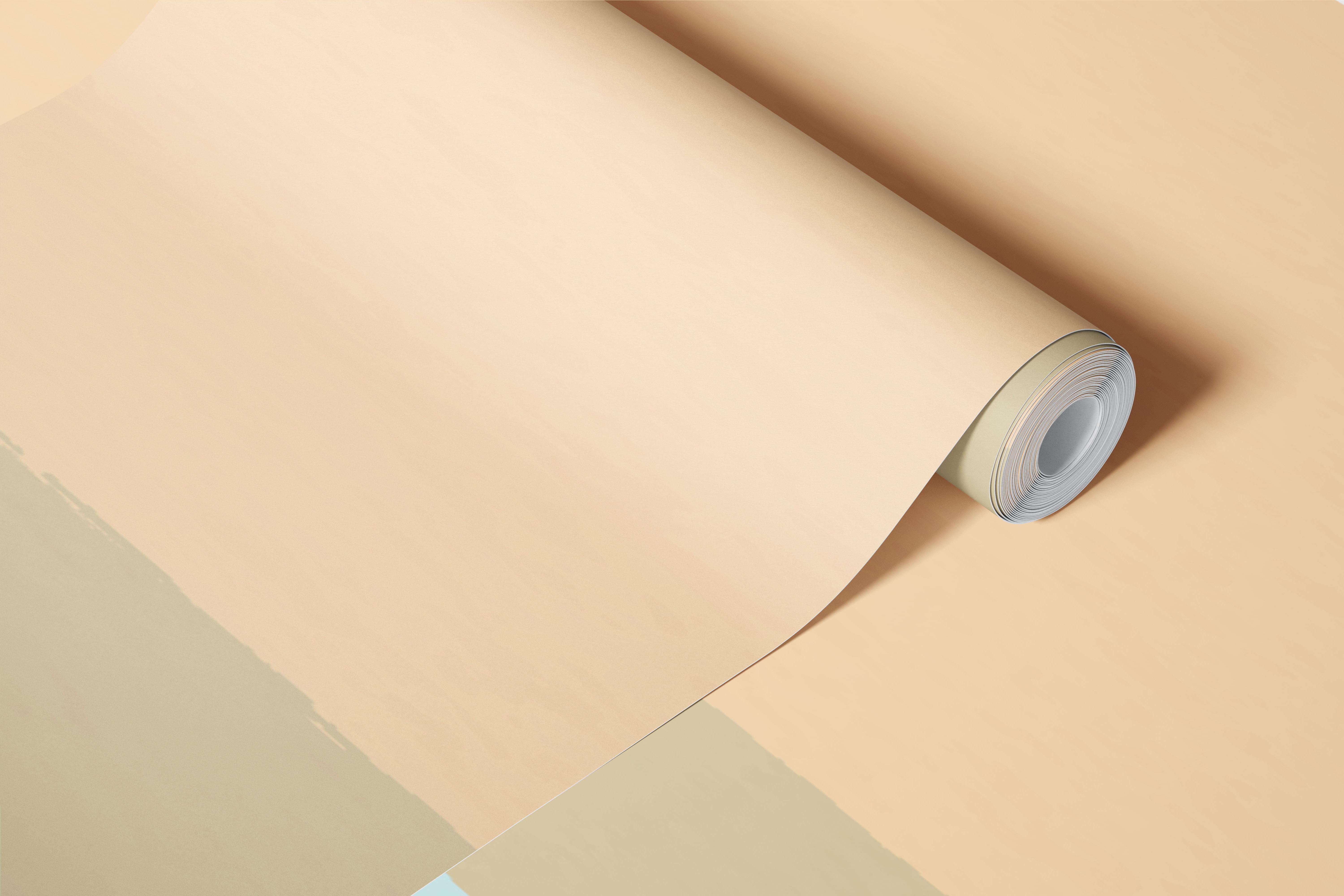 Calming coastal striped wallpaper in sand and blue tones