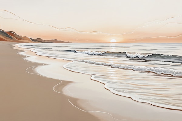 Serene Sunset Beach