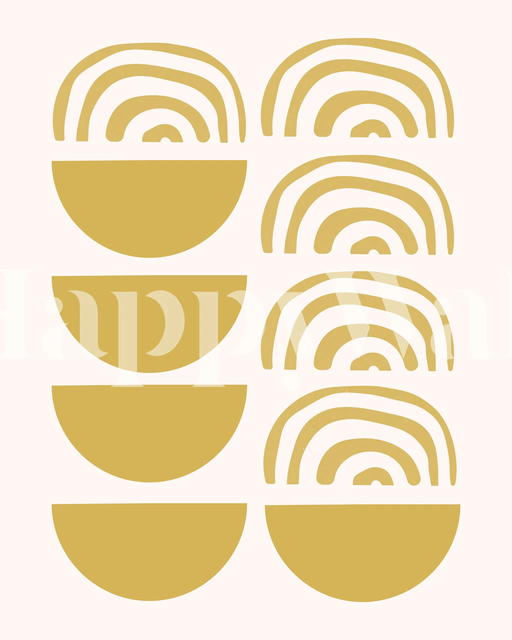 Subtle Essence wallpaper design in a room