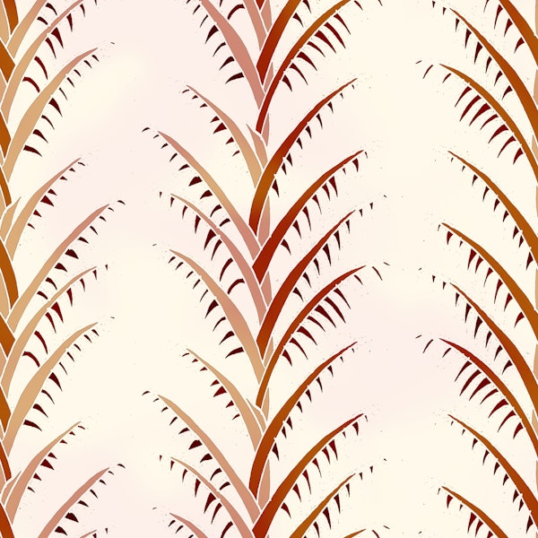 Simple Red Palm Leaves